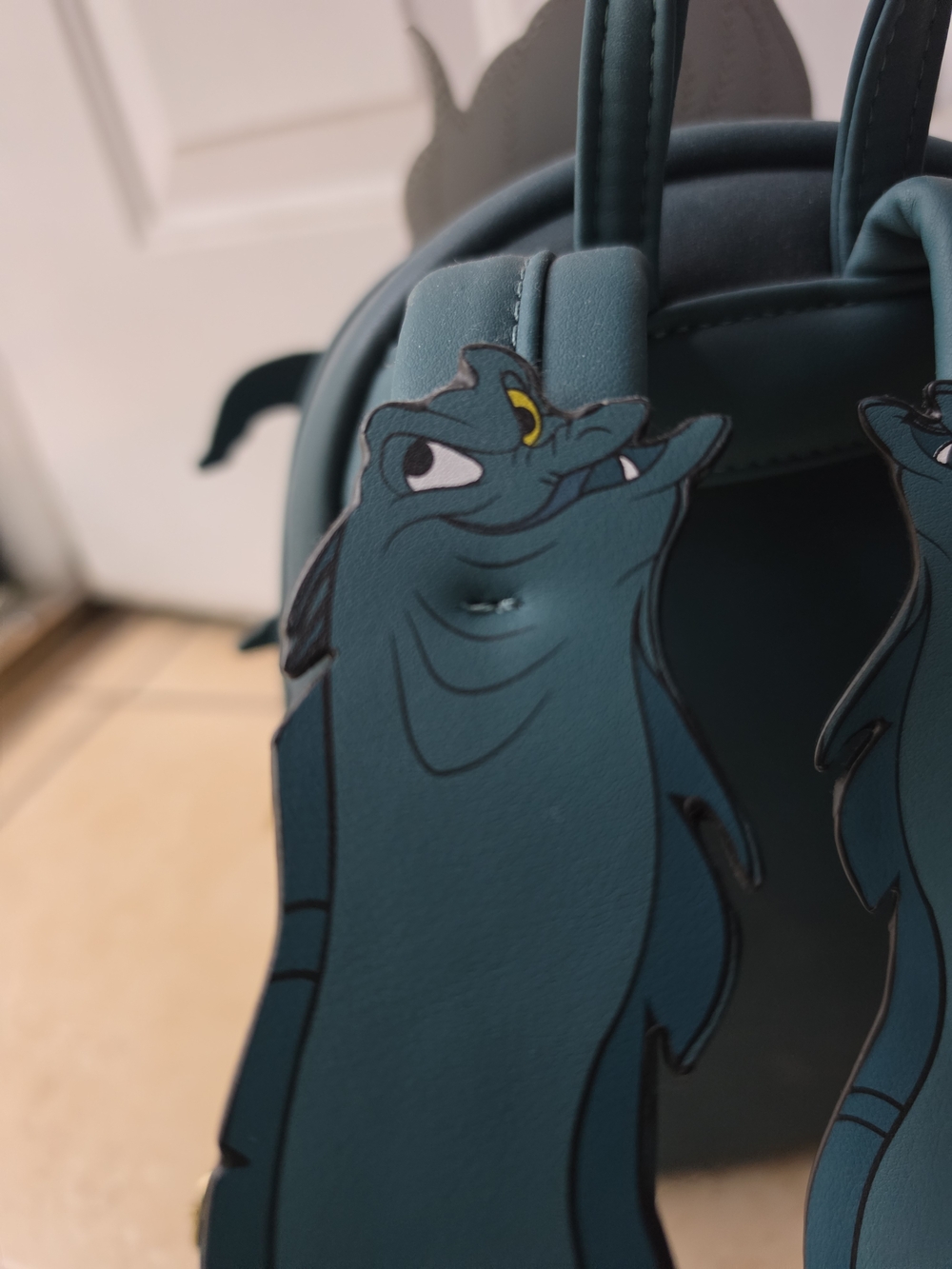 The Little Mermaid Ursula Character Backpack with Ariel Front Pocket - Picture 8 of 10